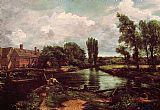 John Constable A Water-Mill painting